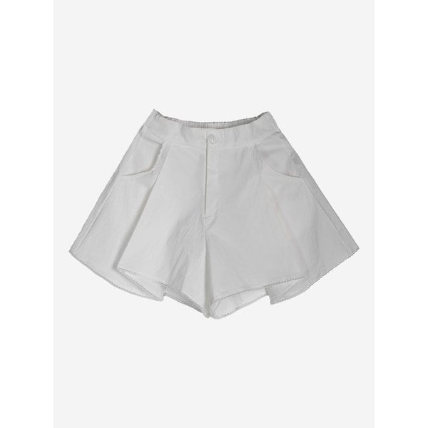 Lace Swing Shorts (White)