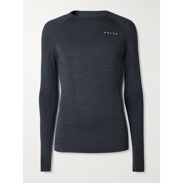 팔케 프린트 버진 울 블렌드 스키 베이스 레이어 46376663162992025