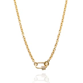 Link Star Silver Necklace In403 [Gold]