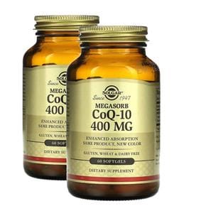 미국직구 Solgar 솔가 메가소브 코엔자임큐텐 코큐텐 400mg 60소프트젤 2팩