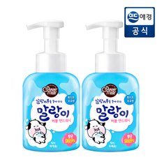 말랑이 버블 핸드워시 우유향 500ml x 2개