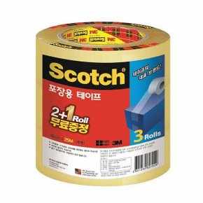 3M 스카치 포장용 테이프 투명 3625V 2+1(48x25m)_N3445000