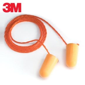 3M 1110 끈유 귀마개 소음방지 청력보호구 이어플러그