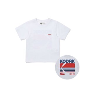 [공식](정상가 : 49,000원) 브리즈팝 그래픽 에어로쿨 반팔 티셔츠 키즈 WHITE