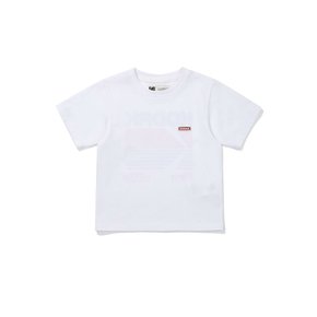 [공식](정상가 : 49,000원) 브리즈팝 그래픽 에어로쿨 반팔 티셔츠 키즈 WHITE