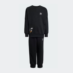 베이비 오리지널 아디다스 x 디즈니 미키마우스 크루 세트 /// IX6432