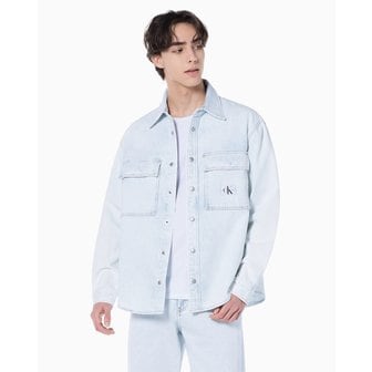 Calvin Klein Jeans 남성 릴렉스핏 데님 셔츠(J325296)