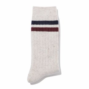 ivy style yarn stripe socks_CALAX23515IVX