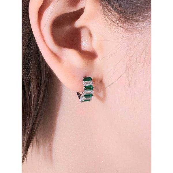 그린 바게트 귀걸이 GISVEE113