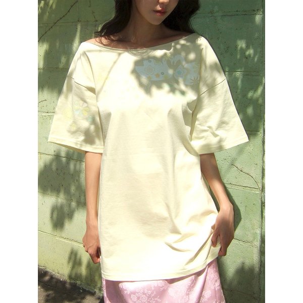 Swan Petal Asym Top (Yellow)
