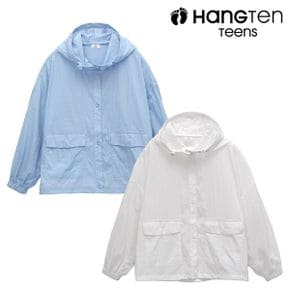여아 폴리 후드 크롭 바람막이 HC1201437040469_P390933817