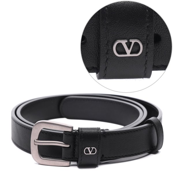 [부산점] 25FW 남성 브이로고 시그니처 벨트 (7Y0T0SM1 XUG 0NO 25F)