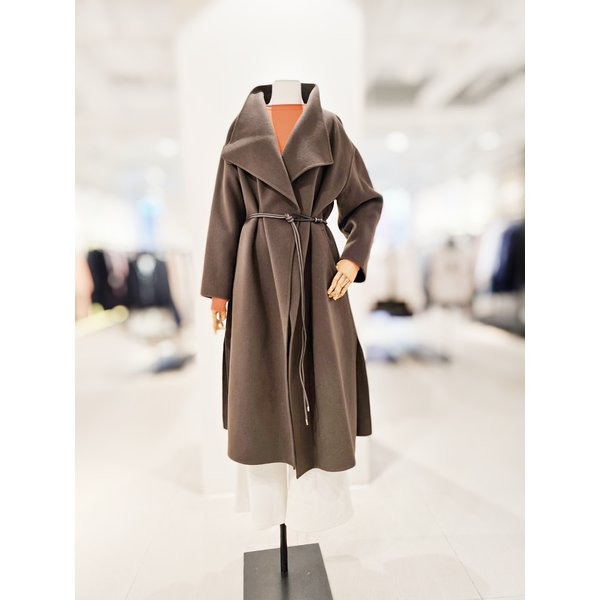 [파주점] [더아이잗컬렉션]캐시미어 하이넥 핸드메이드 코트 CPBA0CTL71