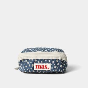 /마스마룰즈 Hapoom pencil cosmetic pouch _ Flower navy