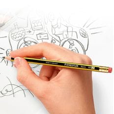  문구용품 스테들러 노리스 지우개 연필 122 HB 10개 사무실비품
