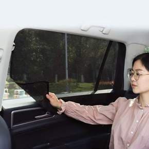 마그네틱 메쉬 햇빛가리개 승용 (4p 1set) 창가리개