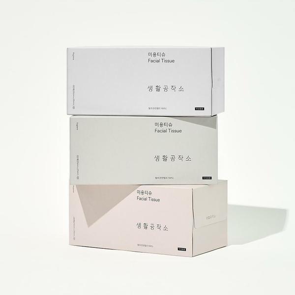 미용 각티슈 (220매x3팩) x 2개