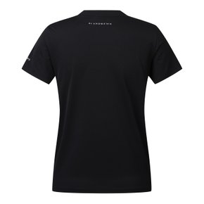 (22 SS)여성 셔링 라운드 반팔 티셔츠(821B2TR096_BK)