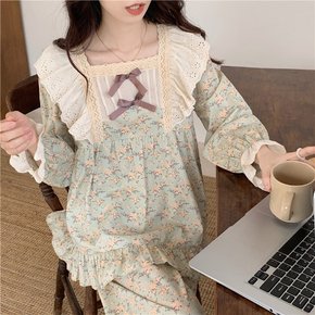 릴리 레이스 수면 잠옷 파자마 세트