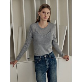 Front top knit (2color)