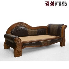 경성흙돌침대 330 오색황토흙판 카우치소파