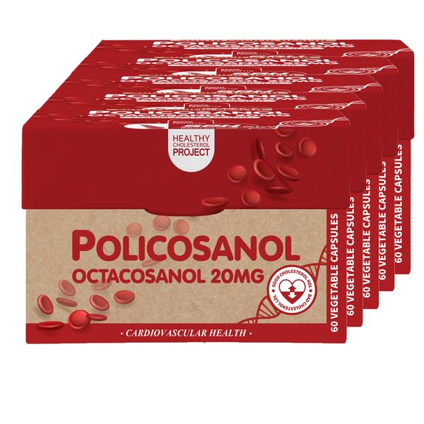 뉴질랜드 SPH 폴리코사놀 Policosanol 33.4mg Octacosanol 20mg 60정 5개