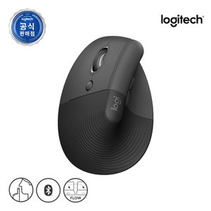 Logitech 로지텍코리아 버티컬 마우스 LIFT LEFT 왼손용 인체 공학 무선 마우스