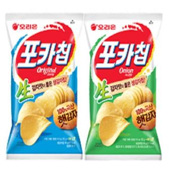  오리온 포카칩 어니언맛 대용량 12입(110g x 12개) 1박스 무료배송