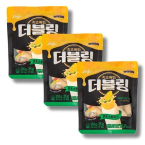 진주햄 천하장사 더블링 콘&스윗치즈 소시지 250g(25g x 10개입) 3봉