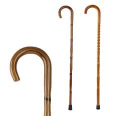 나무지팡이 일체형지팡이 고급형 효도용 지팡이