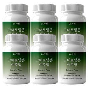 그대로담은 여주정 500mg 90정 6통 국내산 유기농 여주