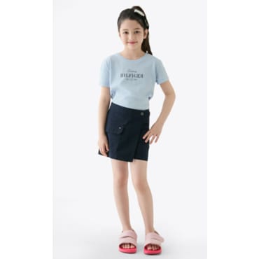 타미힐피거키즈 25년 S/S      T42F1ASZ150GT1       핑크 벨크로 샌들