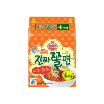  [오뚜기] 진짜쫄면(150g x 4입) x 4개