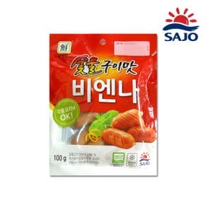 [푸른들마켓][사조] 숯불구이맛비엔나(100g)