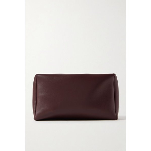버건디 가죽 클러치 46376663162885351