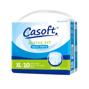 casoft 케어소프트 성인용 기저귀 팬티 점보형(XL) 80매