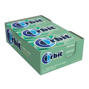 오르빗 스위트 민트 슈가프리 츄잉검 14스틱 12개 Orbit Sweet Mint Gum