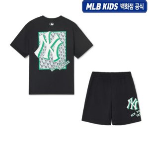 MLB키즈 24SS 모노티브 티셔츠 세트   7ATSMT143-50BKS/7ASPMT143-50BKS