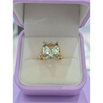 골든듀 [여주점] 그린릴리1(민트쿼츠) YG 18K 반지 232400005