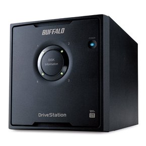 버팔로 BUFFALO RAID5 대응 USB3.0용 외장 하드 디스크 4 드라이브 모델 8TB HD-QL8TU3R5J