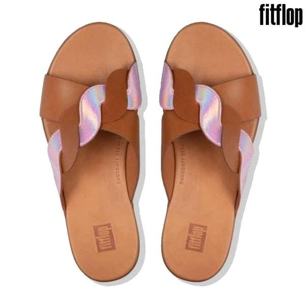 Duocomff 레이건로프슬라이드 카멜 여성 신발 BL3-592