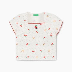 체리톡톡 볼레로 티셔츠_QATS30631WH
