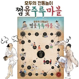  주루주루 주루마블 보드게임 모두의 전통놀이 쩜 윷놀이 간편게임