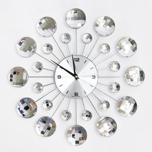베스트데코 크리스탈 벽시계 벽걸이시계 저소음시계 인테리어시계 시계 엔틱시계