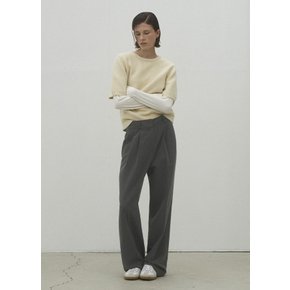 (PT-5578)ESSENTIAL TWO TUCK WIDE PANTS