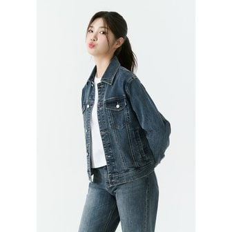  [25FW] 유니) 다크 인디고 스판 데님 트러커 DJ AP3DDJ641-DB