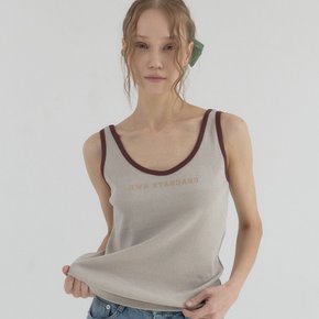 Muted Tone Essential Tank_Beige