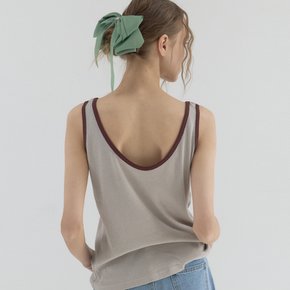 Muted Tone Essential Tank_Beige