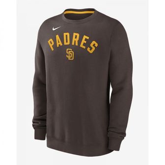 나이키 San Diego Padres 클래식 맨즈 나이키 나이키 MLB 풀오버 크루 맨투맨 티셔츠 NKPU992ZPYP N9P