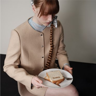 레이브 Button Point Jacket in Beige VW4SJ002-91